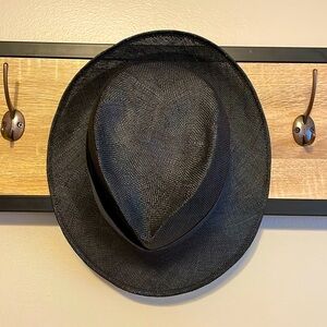 Makins Black Straw Hat